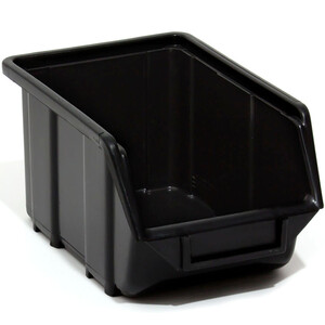 Stapelboxen 8 Liter Regal Sichtlagerkasten 18 kg Traglast Material Sortierboxen 
