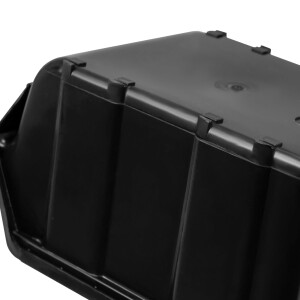 Handwerkerkiste 3,5 Liter Industrie-Stapelbox Schwarz
