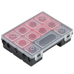 Sortimentskasten 4 Boxen Kleinteilemagazin Box Kleinteilebox Organizer Deckel