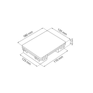 Sortimentskasten 6 Fächer Sortierbox Tandem A Box Kleinteilemagazin Organizer Koffer