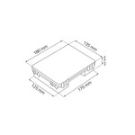 Sortimentskasten 6 Fächer Sortierbox Tandem A Box Kleinteilemagazin Organizer Koffer