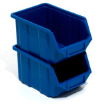 Industriebox 3,5 Liter Sichtlagerkasten Blau