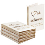 Holzmappe DIN A5, Ringbuch, Ordner aus Holz, 23 × 18 cm