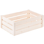 Holzkiste, 6,5 Liter, Ladenregalsiege 32 × 21 × 12,5 cm