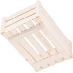 Holzkiste, 6,5 Liter, Ladenregalsiege 32 × 21 × 12,5 cm