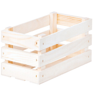 Rechteckige 2,5-Liter-Holzkiste, Ladenregalstiege,...
