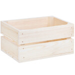 Holzkiste, 7-Liter-Weinkiste, neue Holzbox, 30 × 20 × 15 cm