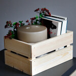 Holzkiste, 7-Liter-Weinkiste, neue Holzbox, 30 × 20 × 15 cm