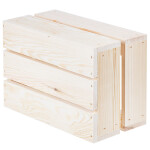 Holzkiste, 7-Liter-Weinkiste, neue Holzbox, 30 × 20 × 15 cm