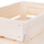 Holzkiste, 7-Liter-Weinkiste, neue Holzbox, 30 × 20 × 15 cm