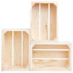 Holzkiste, 7-Liter-Weinkiste, neue Holzbox, 30 × 20 × 15 cm