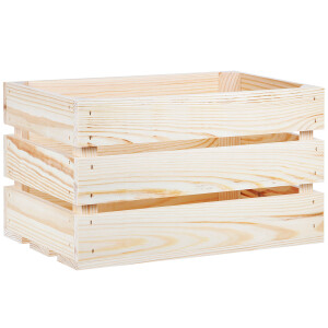Holzkiste 40 × 24,5 × 23 cm,...