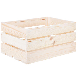 Große neue Obstkiste, 27,5 Liter, Holzstiege...