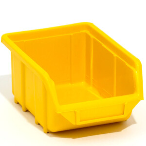 Regalbox Stapelbox 1 Liter Materialbehälter Gelb