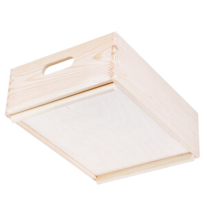 Holzkiste 13 Liter Haushaltskiste 40 × 30 × 14 cm Box