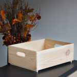 Holzkiste 13 Liter Haushaltskiste 40 × 30 × 14 cm Box