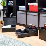 Holzkiste 13 Liter Haushaltskiste 40 × 30 × 14 cm Box