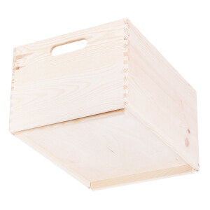 Werkstattkiste, 21 Liter, aus Holz, 40 × 30 × 24 cm