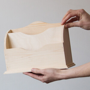 Schreibtisch-Organizer, 27 × 10 × 19 cm, Schreibtischablage