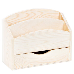 Holz-Schreibtischbutler...