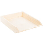 Briefablage aus Vollholz DIN A4 Längsformat 32 x 26 x 7 cm