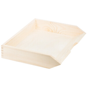 Dokumentenablage aus Vollholz, DIN A4, Querformat 34...