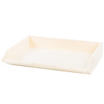 Dokumentenablage aus Vollholz, DIN A4, Querformat 34 x 27 x 7 cm