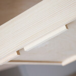 Dokumentenablage aus Vollholz, DIN A4, Querformat 34 x 27 x 7 cm