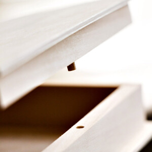 Holzkiste in Buchform, 21 x 17 x 4,5 cm