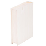 Holzkiste in Buchform, 21 x 17 x 4,5 cm