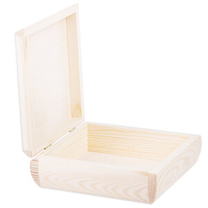 Holzkiste mit abgerundeten Ecken,...