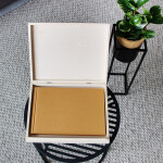 Flache Holzbox für DIN‑A4‑Formate, 32 x 25 cm
