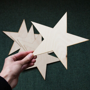 großer Stern als Weihnachtsstern 20 x 20 cm...