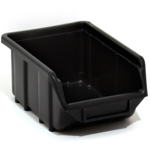 Stapelboxen 1 Liter Industrieboxen Schwarz