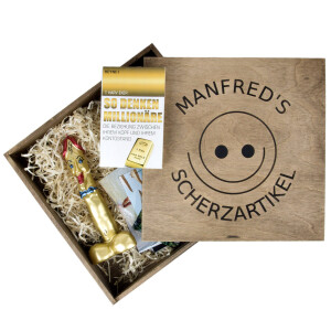 Aufbewahrungskiste Holz 8,7 Liter Holzschachtel Buchkiste Sammelbox Eiche Dunkel