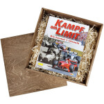 Aufbewahrungskiste Holz 8,7 Liter Holzschachtel Buchkiste Sammelbox Eiche Dunkel