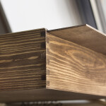 Aufbewahrungskiste Holz 8,7 Liter Holzschachtel Buchkiste Sammelbox Eiche Dunkel