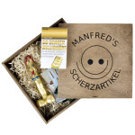 Aufbewahrungskiste Holz 8,7 Liter Holzschachtel Buchkiste Sammelbox Eiche Dunkel