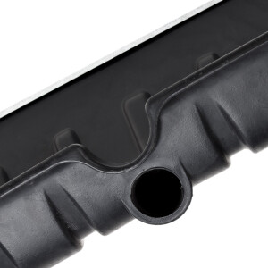 Schneeschieber, Schneeschaufel 37,5 x 30,5 cm mit Aluminium-Kante