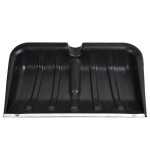 Schneeschieber, Schneeschaufel 37,5 x 30,5 cm mit Aluminium-Kante