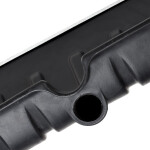 Schneeschieber, Schneeschaufel 37,5 x 30,5 cm mit Aluminium-Kante