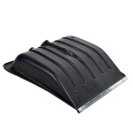 Schneeschieber, Schneeschaufel 37,5 x 30,5 cm mit Aluminium-Kante