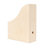 Holz Stehsammler, Zeitschriftenhalter aus Holz 9,5 x 24,5 x 31 cm