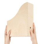 Holz Stehsammler, Zeitschriftenhalter aus Holz 9,5 x 24,5 x 31 cm