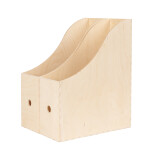 Holz Stehsammler, Zeitschriftenhalter aus Holz 9,5 x 24,5 x 31 cm