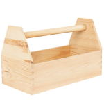 Werkzeugkasten aus Holz, Werkzeugträger mit Griff