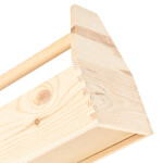 Werkzeugkasten aus Holz, Werkzeugträger mit Griff