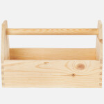 Werkzeugkasten aus Holz, Werkzeugträger mit Griff