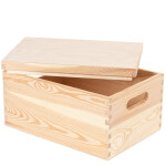 Schrankkiste 35 × 25 × 18 cm aus Holz mit abnehmbarem Deckel