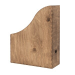 Holz Zeitschriftenhalter Eiche Dunkel